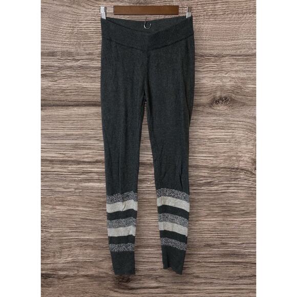 Gap Body Women's Gray and Black Sweater Leggings Size X-Small - Picture 2 of 9